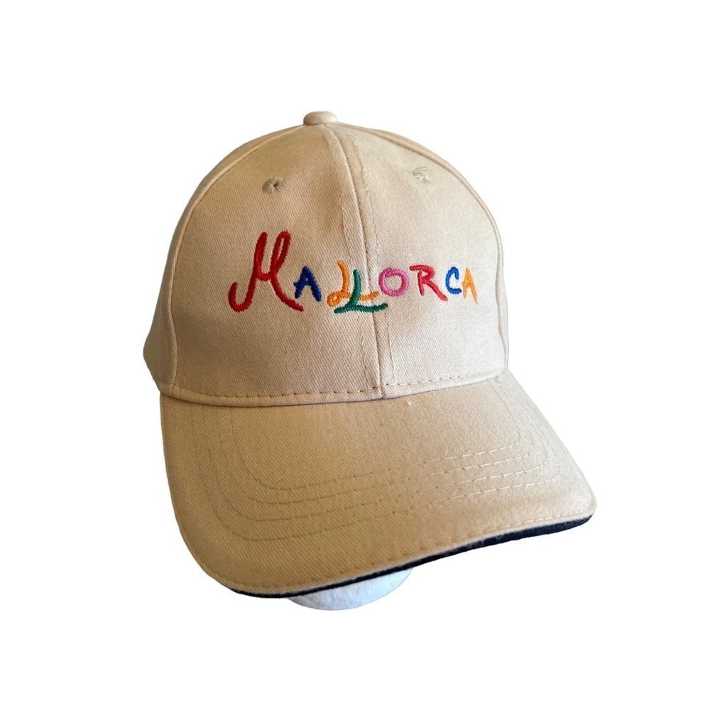 Mallorca Spain White Hat Cap Adjustable